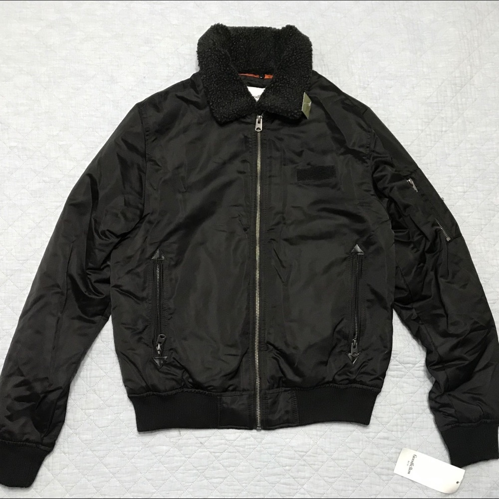 Black Bomber Jacket